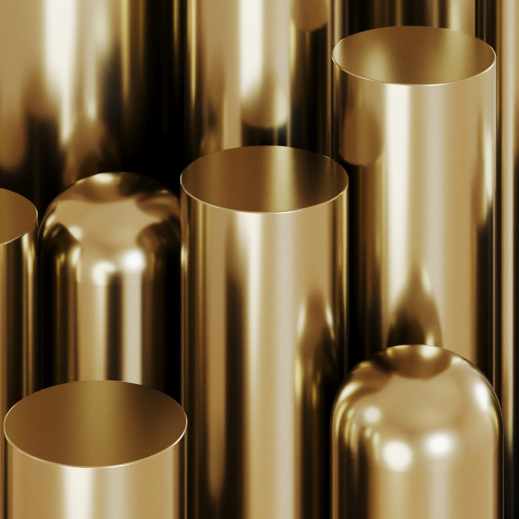 Polished gold